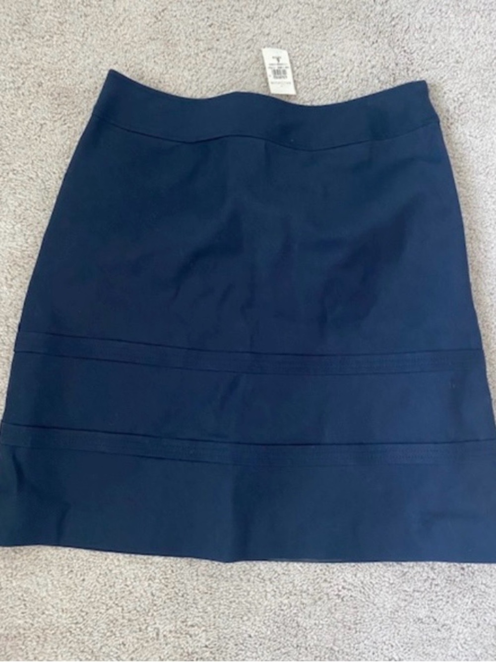 Ann Taylor Dark Navy A-Line Skirt